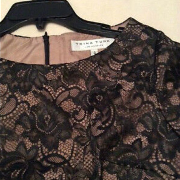 Trina Turk Dentelle Lace Dress Size 4 - Picture 1 of 2
